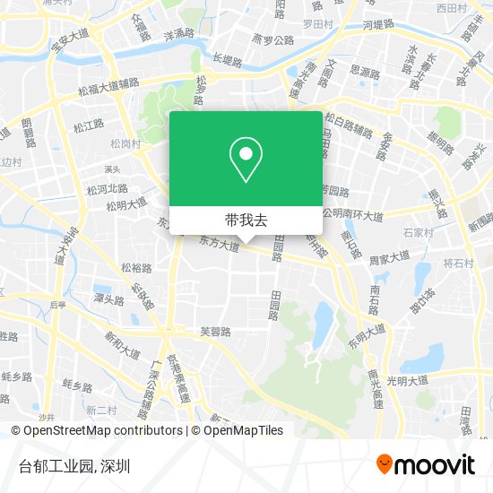 台郁工业园地图