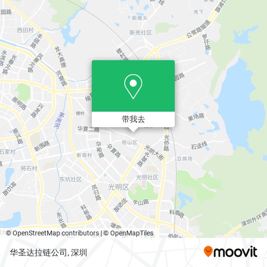 华圣达拉链公司地图