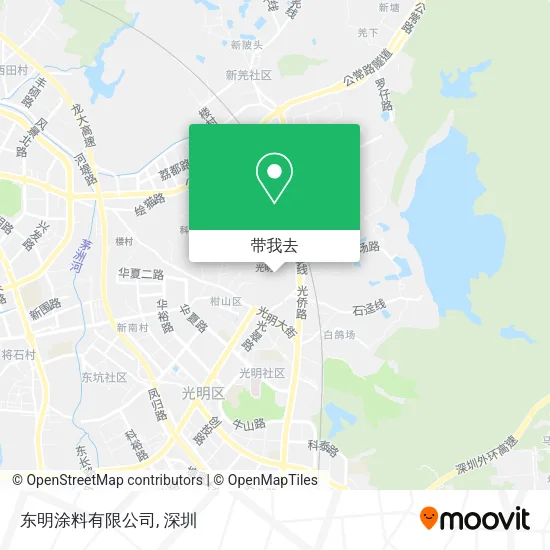 东明涂料有限公司地图