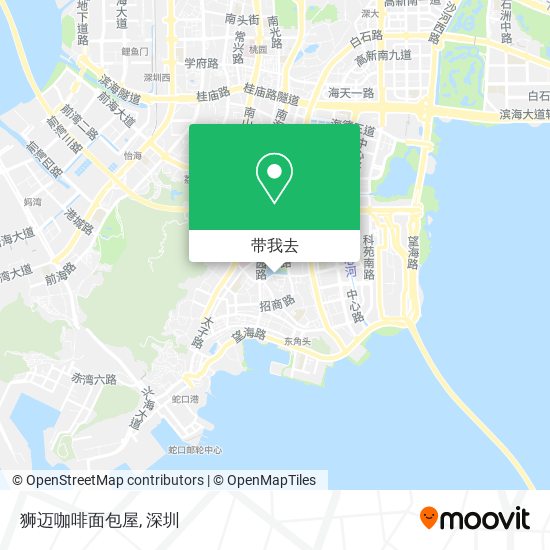 狮迈咖啡面包屋地图