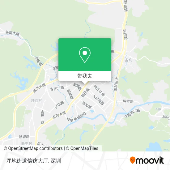 坪地街道信访大厅地图