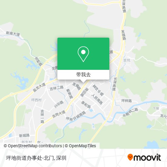 坪地街道办事处-北门地图