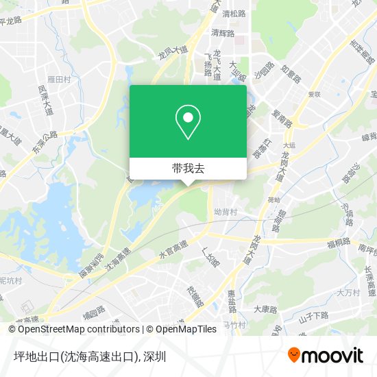 坪地出口(沈海高速出口)地图