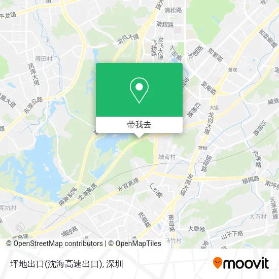坪地出口(沈海高速出口)地图
