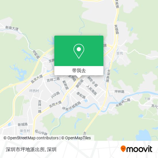 深圳市坪地派出所地图