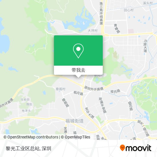 黎光工业区总站地图