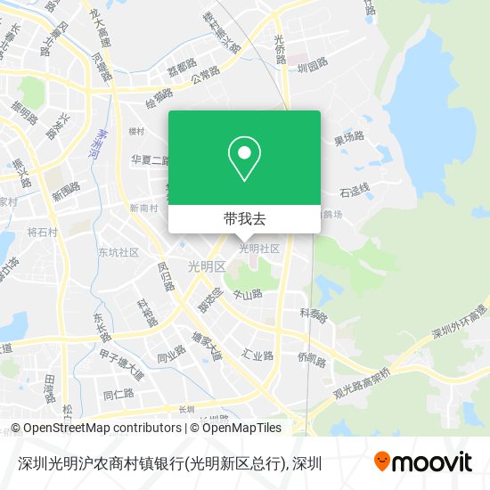 深圳光明沪农商村镇银行(光明新区总行)地图