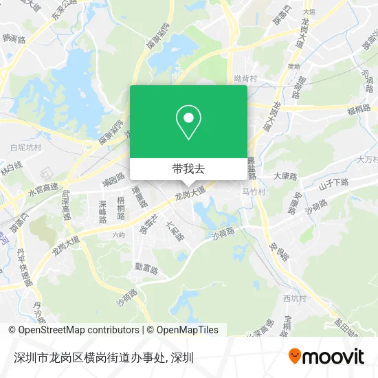 深圳市龙岗区横岗街道办事处地图