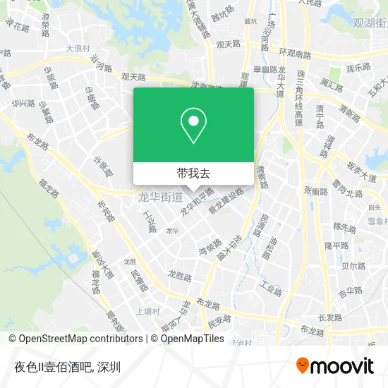 夜色ll壹佰酒吧地图