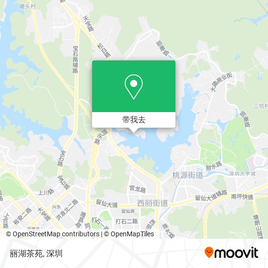 丽湖茶苑地图