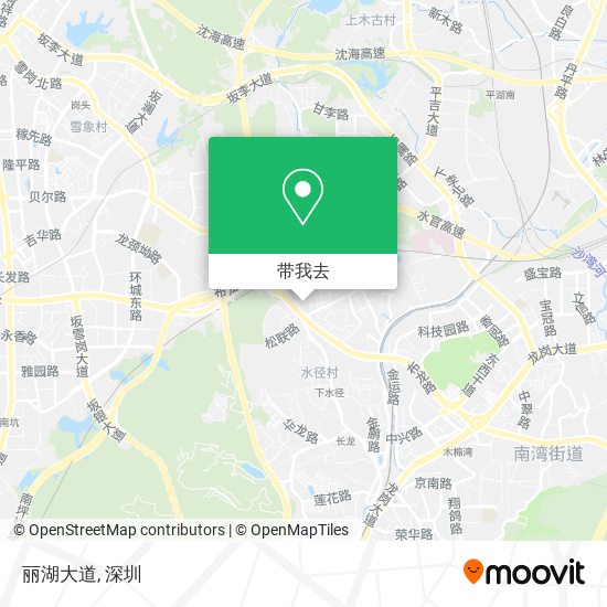 丽湖大道地图