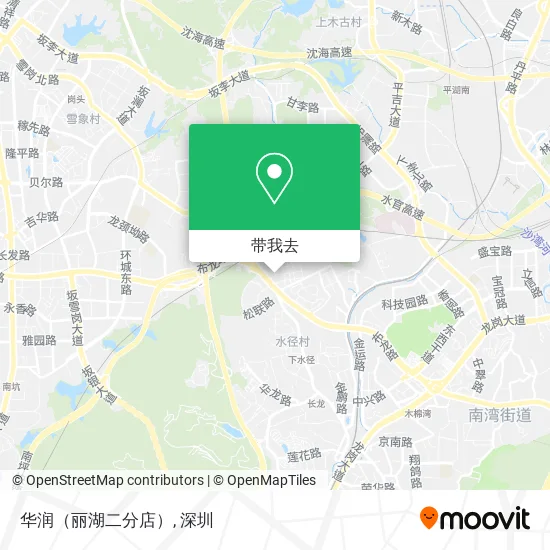 华润（丽湖二分店）地图