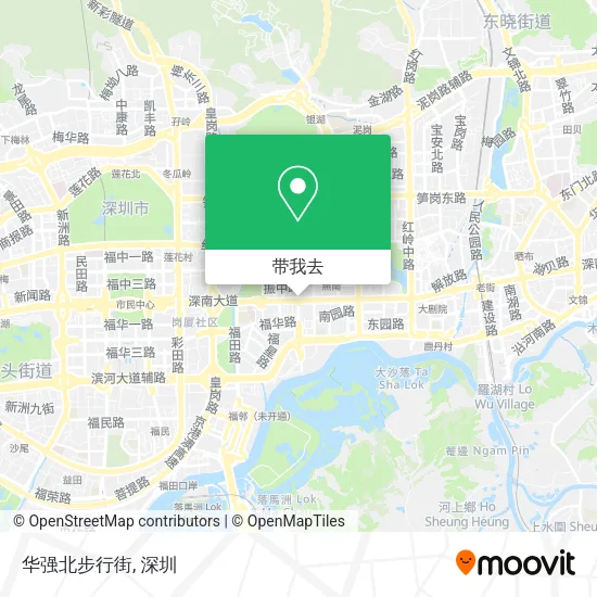 华强北步行街地图