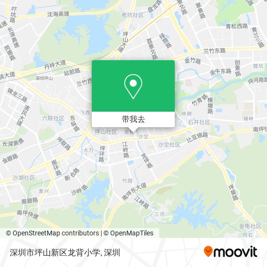 深圳市坪山新区龙背小学地图
