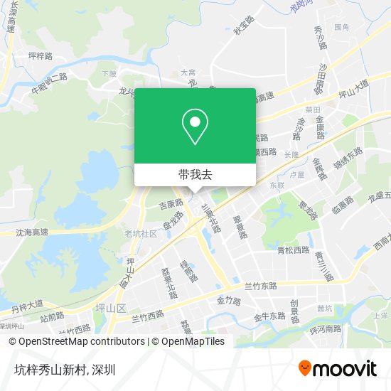 坑梓秀山新村地图