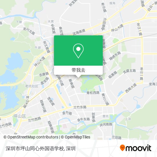 深圳市坪山同心外国语学校地图