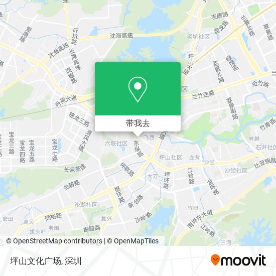 坪山文化广场地图