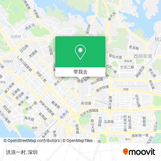 洪浪一村地图