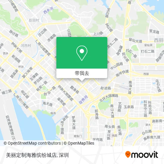 美丽定制海雅缤纷城店地图