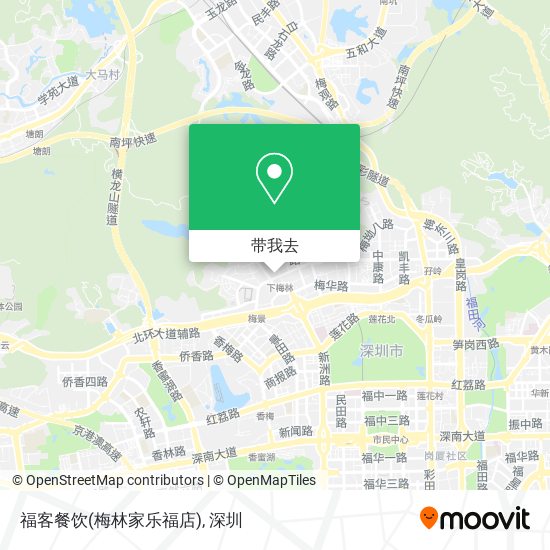 福客餐饮(梅林家乐福店)地图