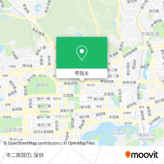 市二医院①地图