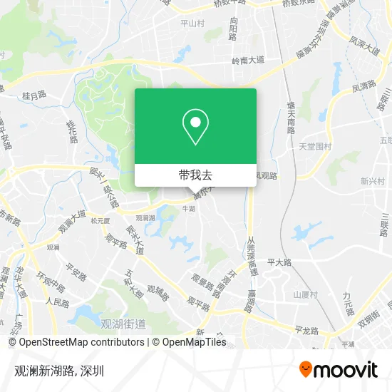 观澜新湖路地图