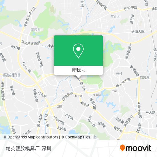 精英塑胶模具厂地图