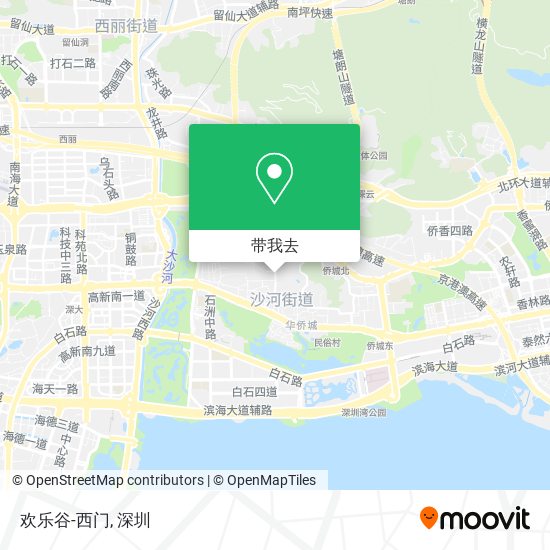欢乐谷-西门地图