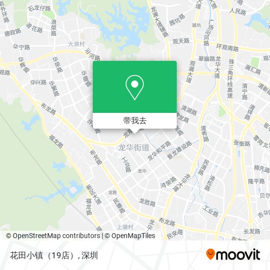 花田小镇（19店）地图