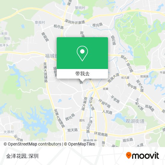 金泽花园地图