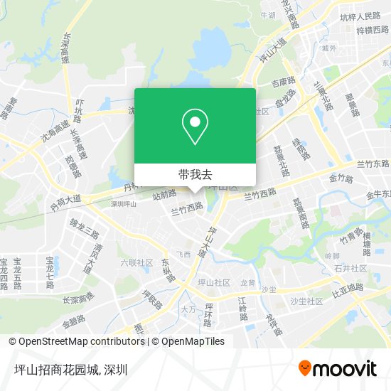 坪山招商花园城地图