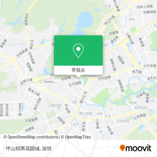坪山招商花园城地图
