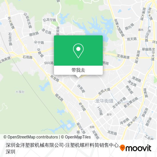 深圳金洋塑胶机械有限公司-注塑机螺杆料筒销售中心地图