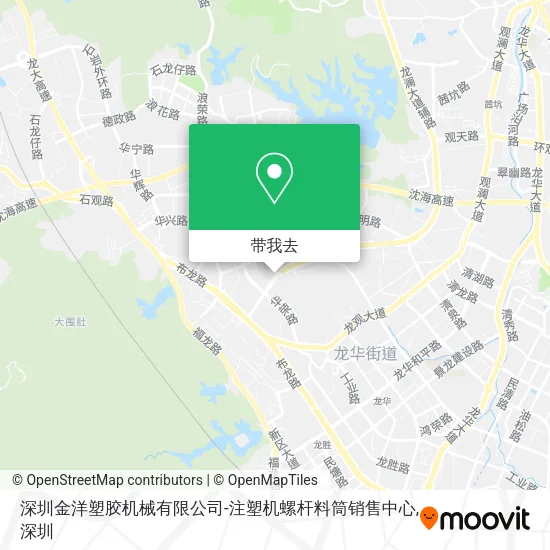 深圳金洋塑胶机械有限公司-注塑机螺杆料筒销售中心地图