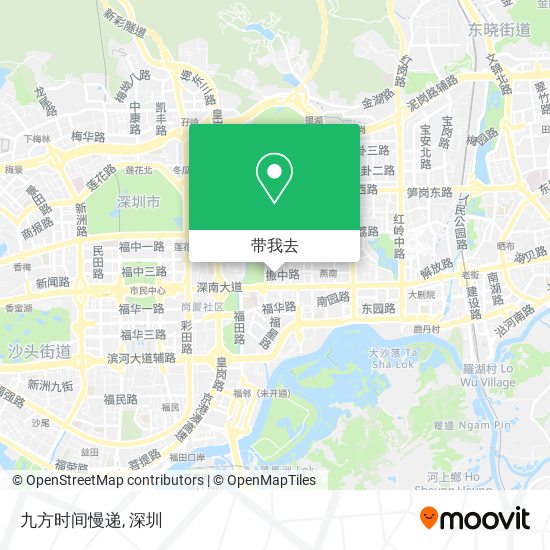 九方时间慢递地图
