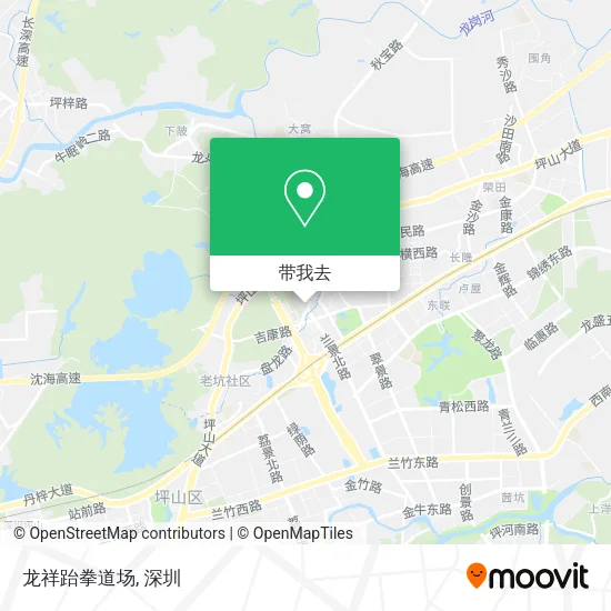 龙祥跆拳道场地图