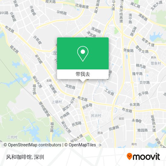 风和咖啡馆地图
