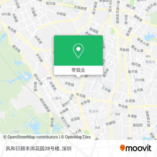 风和日丽丰润花园28号楼地图