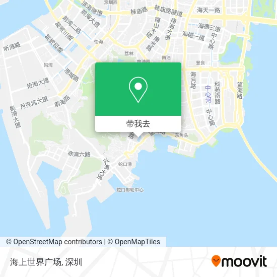 海上世界广场地图