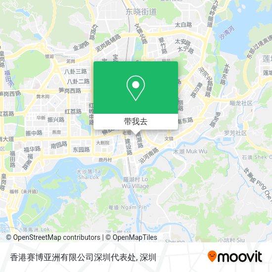 香港赛博亚洲有限公司深圳代表处地图