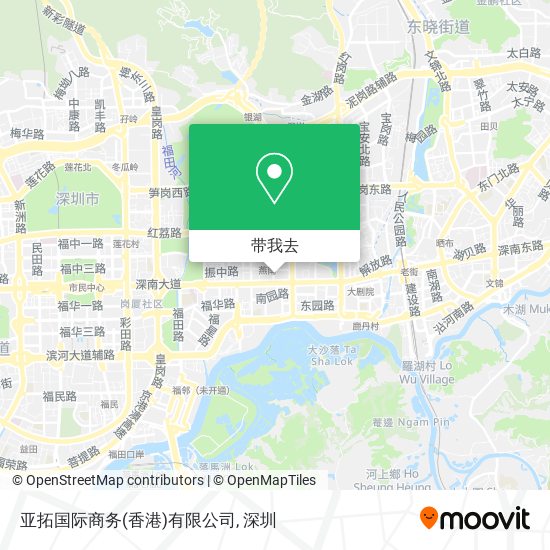 亚拓国际商务(香港)有限公司地图