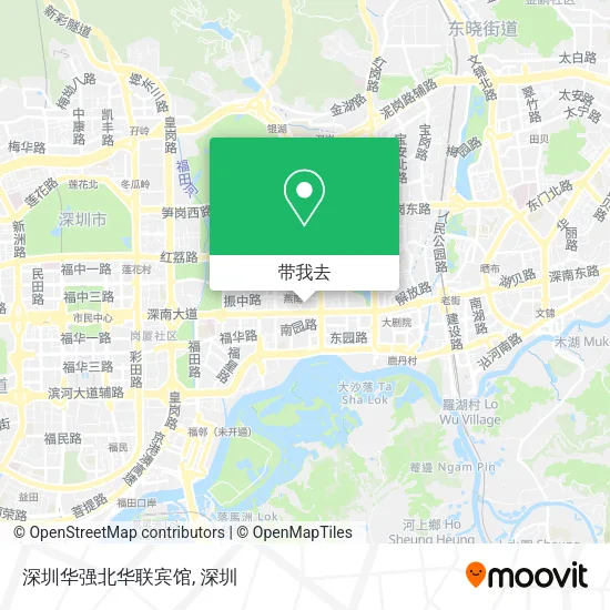 深圳华强北华联宾馆地图