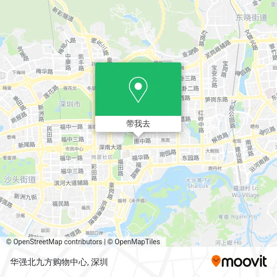 华强北九方购物中心地图