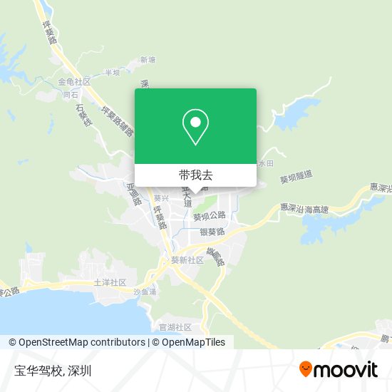 宝华驾校地图