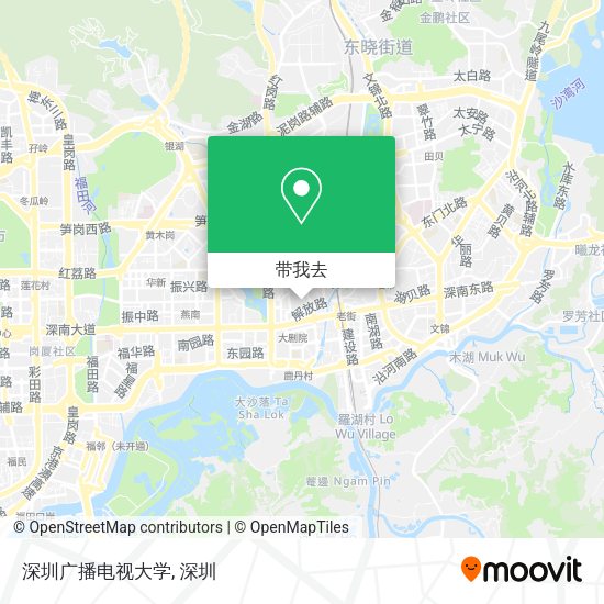 深圳广播电视大学地图