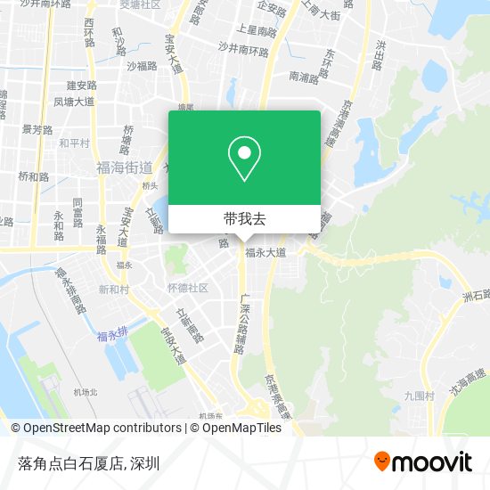 落角点白石厦店地图