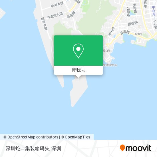 深圳蛇口集装箱码头地图