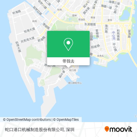 蛇口港口机械制造股份有限公司地图