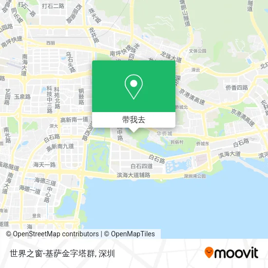 世界之窗-基萨金字塔群地图