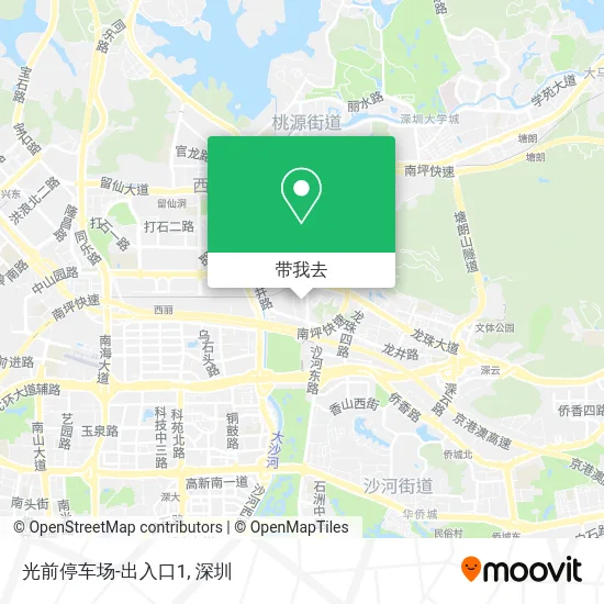 光前停车场-出入口1地图